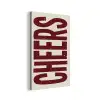 Red - Cheers - Decoratie - Beige aluminium wit klein -3d