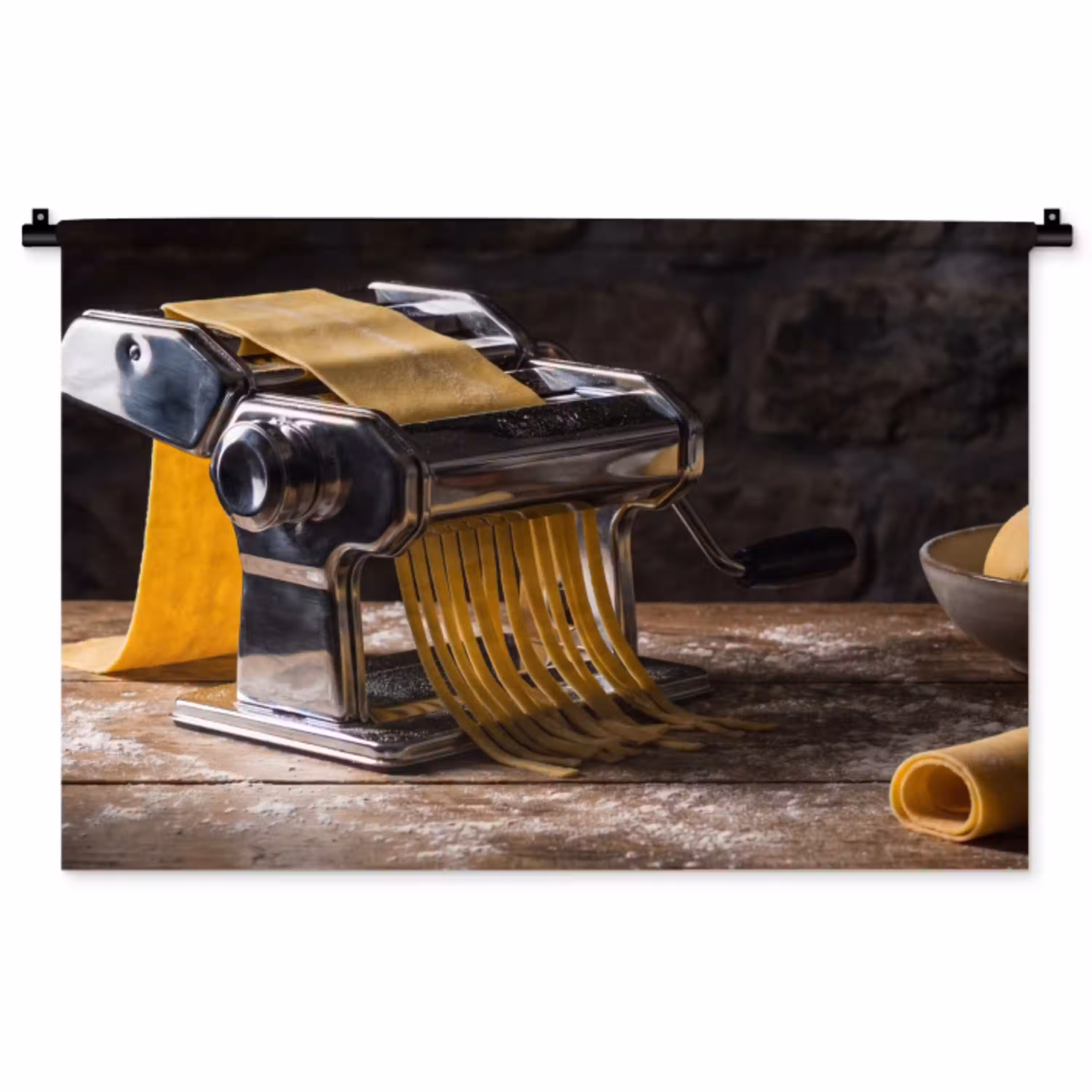 Pasta - Vers - Koken Wandkleed katoen middel -zz3d
