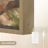 Bladeren - Bruin - Herfst - Natuur Light Box met batterij (Wandlamp) middel -USP_websiteoplaadbaarNL