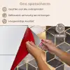 Abstract - Kubus - Goud - Patronen - Zwart - Wit keuken achterwand spatscherm klein -spatscherm_NL