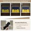 Think big - Blauw - Geel Light Box met batterij (Wandlamp) middel -USP_dimbaarNL