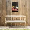 Borrelplank - Stilleven - Vintage Tuinposter op houten frame 2 cm dik klein -sfeer4