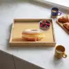Donut - Romig - Poedersuiker - Beige Dienblad Rechthoek middel -sfeer2