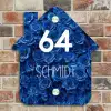 Blauwe rozen - Modern Naambord Huisje klein -sfeer6