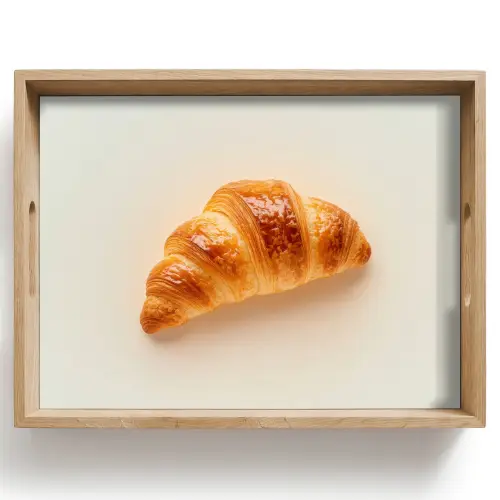 Croissant - Brood - Beige Dienblad Rechthoek middel -z3d_shopping