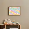 Madeliefjes - Kleurrijk - Pastel Light Box met batterij (Wandlamp kind) middel -sfeer2_kind