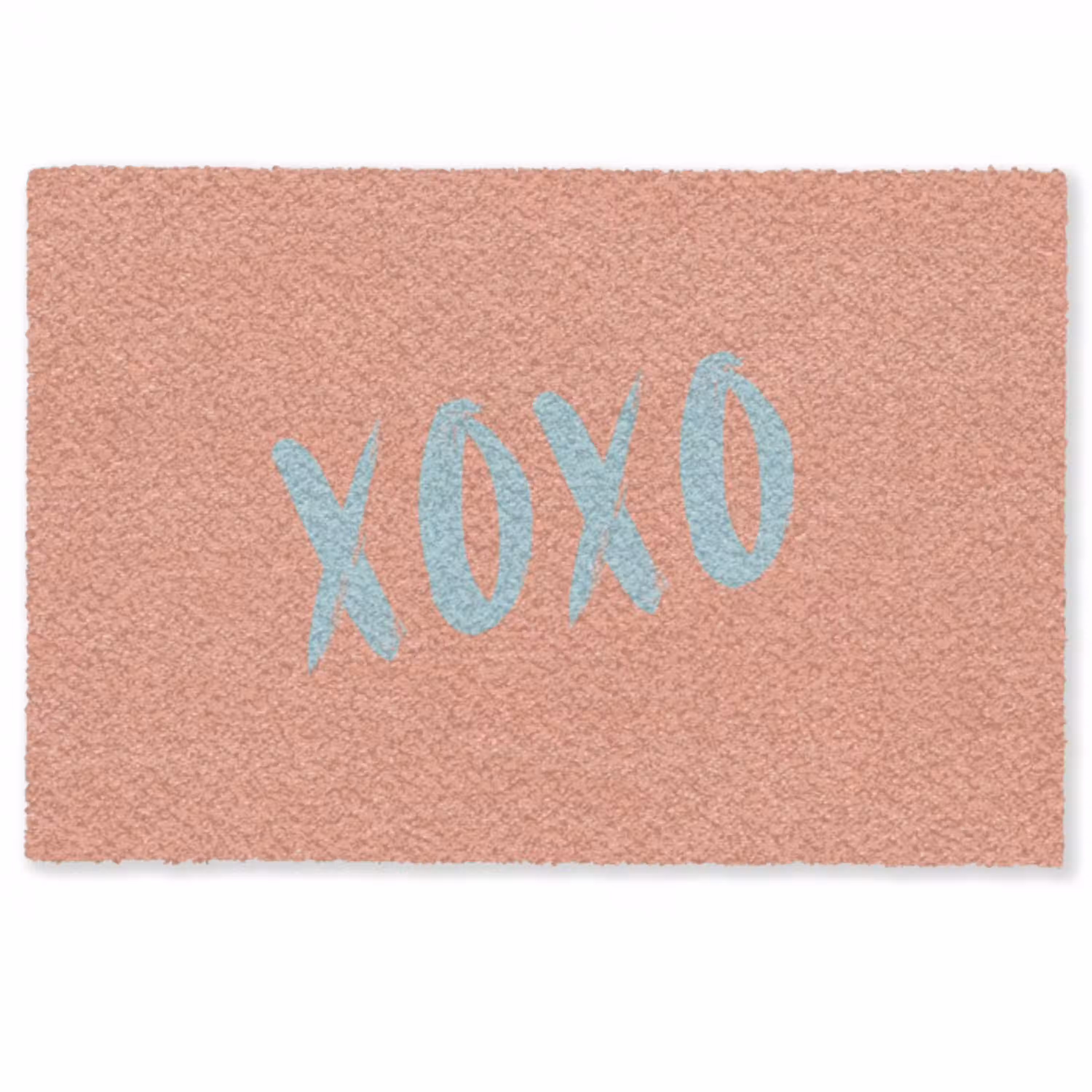 XOXO - Blauw - Perzikkleur Deurmat klein -zkaufland3d
