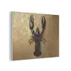 Kreeft - Zwart - Goud - Luxe PET vilt klein -3d