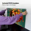Vrouw - Sinaasappel - Bessen - Oranje Inductie beschemer met haakjes klein -ky-ophangen-nl