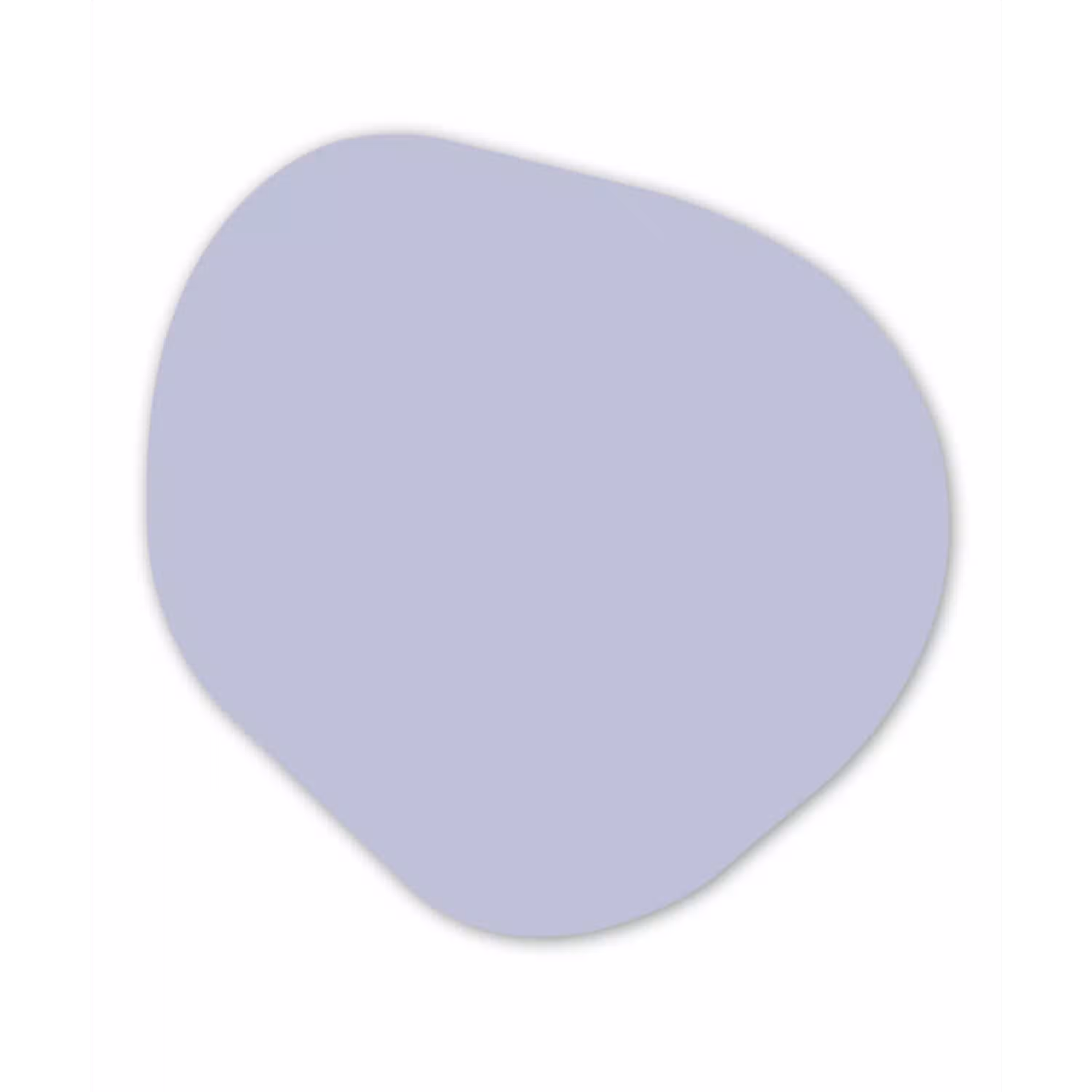 Chalky - Lavender - Paars Wandcirkel Organisch Aluminium middel 851 -3d
