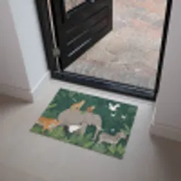 Tropisch - Jungle -  Groen Deurmat klein -sfeer5