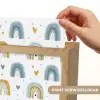 Patroon - Regenboog - Hartjes Light Box met kabel (Kinderlampje) klein -USP_websiteprintNL