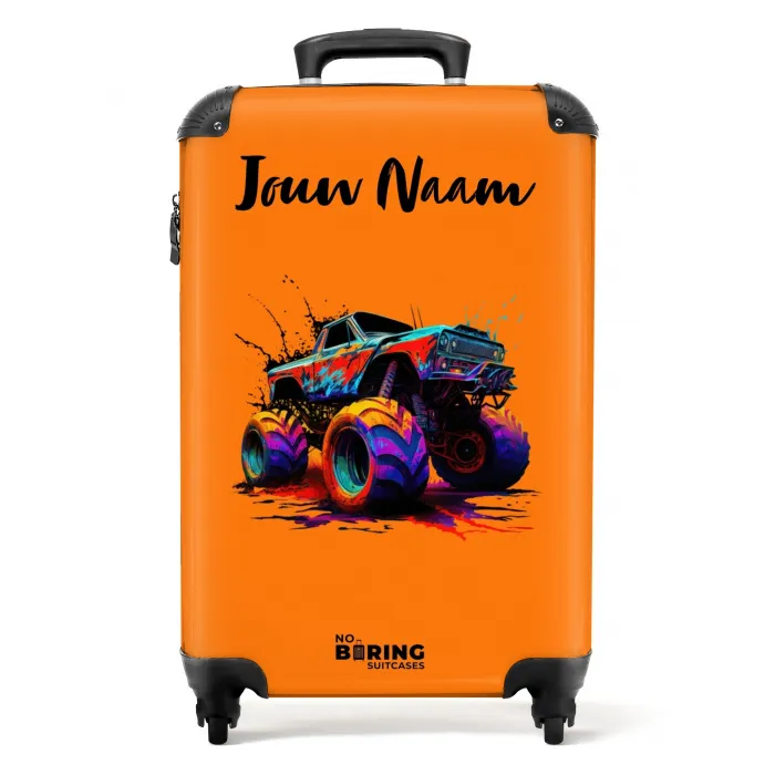Rainbow Wheels NBS - Handbagage koffer - Kinderen Unisex middel -productfoto_recht