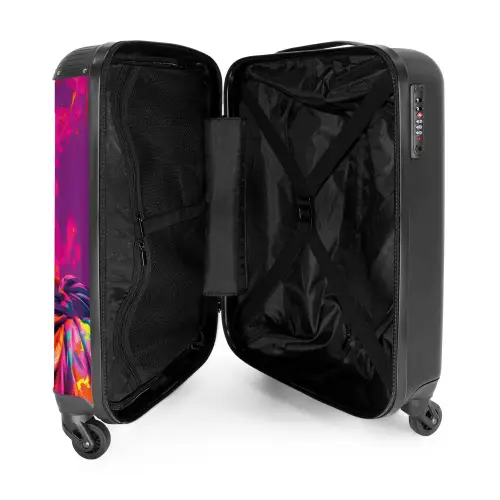 1 NBS - Handbagage koffer - Unisex middel -binnenkant