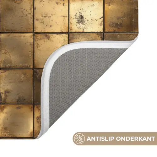 Geometrisch - Tegels - Goud WCmat klein 1009 -USP_AntislipNL