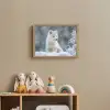 Wolf - Pup - Sneeuw Light Box met batterij (Wandlamp kind) middel -sfeer2_kind