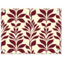 Abstract - Bladeren - Burgundy tuinposter los doek klein 239 -3d