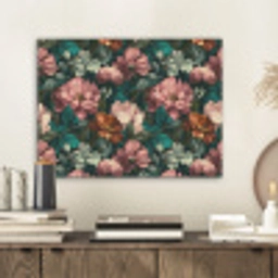 Bloemen - Schilderachtig - Patroon - Roze PET vilt klein 837 -sfeer1
