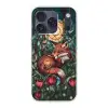 Vos - Mozaïek - Bos - Maan Telefoonhoesje iPhone 17 Pro klein -3d
