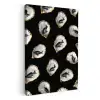 Oesters - Zwart - Vissen - Goud KitchenYeah - Keuken - Canvas klein -3d