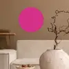 Fuchsia - Neon - Kleuren Wandcirkel behangsticker klein 186 -sfeer1
