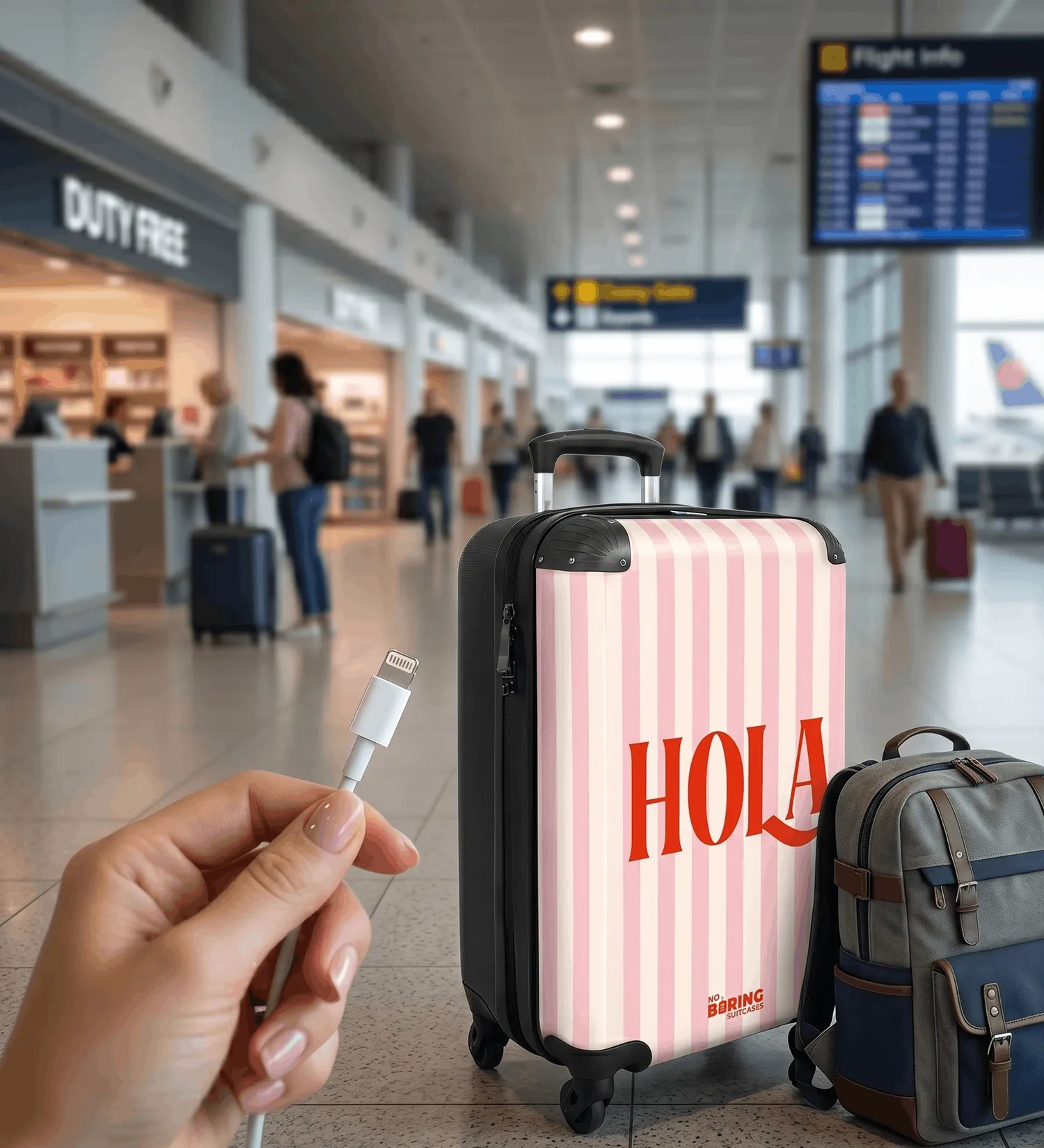 adapter on airport