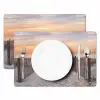 Zonsondergang - Strand - Zand Placemat vinyl groot -zzsfeer2_Kitchenyeah-website