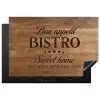 Huiselijke Bistro Beleving Inductie beschermer vinyl 3mm klein -3d