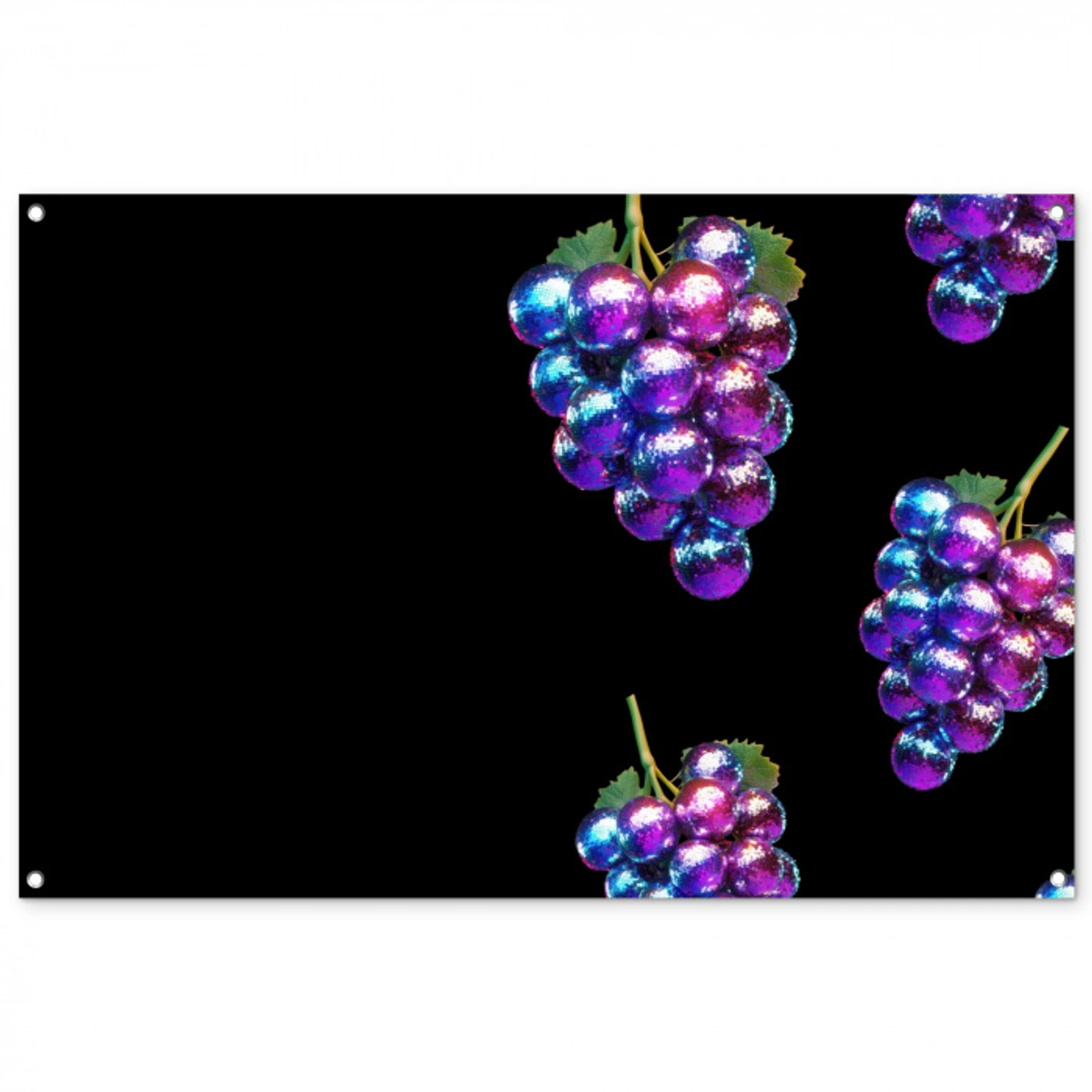 druiven-3-2-gigapixel-standard-v2-2x tuinposter los doek groot -3d