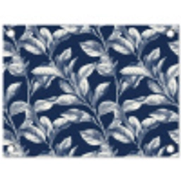 Botanisch - Patroon - Blauw tuinposter los doek klein 239 -3d