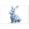 Delftsblauw - Haasje - Wit Placemat vinyl groot -zzsfeer1_Kitchenyeah-website