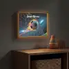 Neon - Net - Voetbal - Kleurrijk Light Box met batterij (Wandlamp kind) middel -sfeer5_kind
