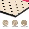 Love - Stippen - Roze aluminium wit klein -closeup_FR