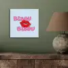Bisou - Blauw - Roze - Lippen aluminium wit klein -sfeer2