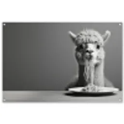 alpaca-3-2-gigapixel-standard-v2-6x tuinposter los doek groot -3d