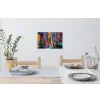 Abstract - Figuren - Kleurrijk Muursticker klein -eettafel