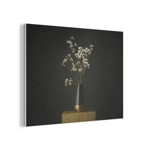 Bloembollen - Wit - Vaas - Minimalistisch PET vilt klein -3d