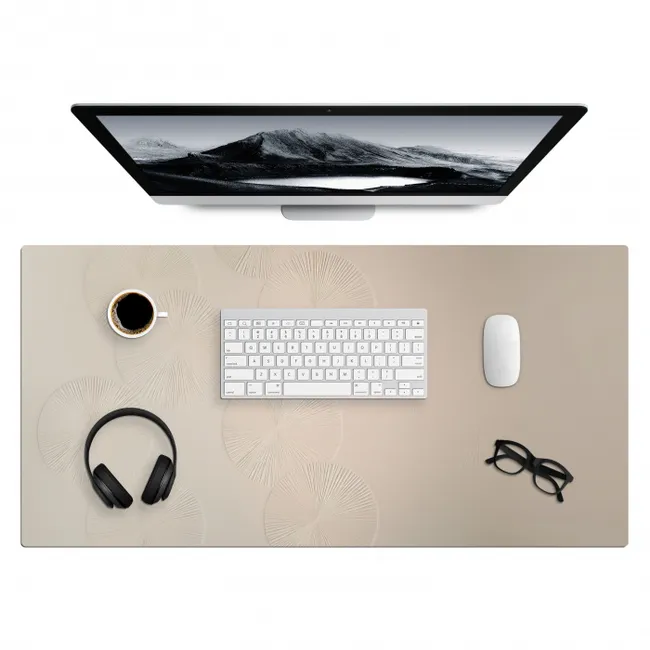 Desk Mat - Japandi - Beige - Modern