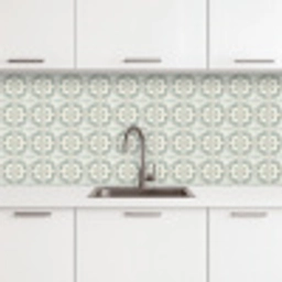 Klassiek - Pastel - Bloemaccent keuken achterwand 2 middel 871 -3d