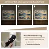 Berg - Rivier - Zonsondergang Light Box met batterij (Wandlamp) middel -USP_dimbaarNL