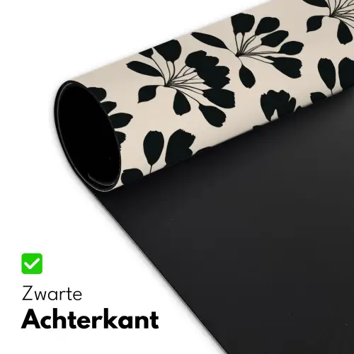 Abstract - Patroon - Zwart Muismat XXL klein 681 -sfeer2