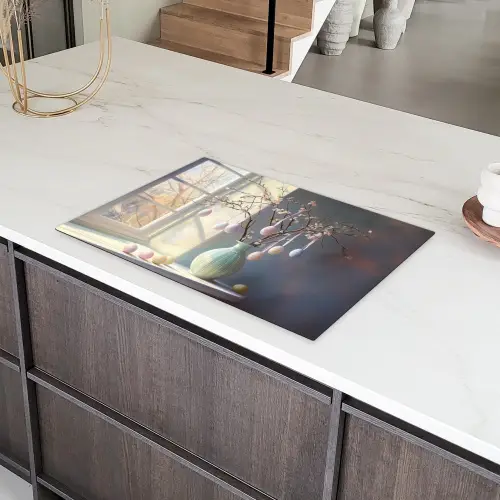 Stilleven - Vaas - Paastak Inductie beschermer vinyl 3mm klein -sfeer8