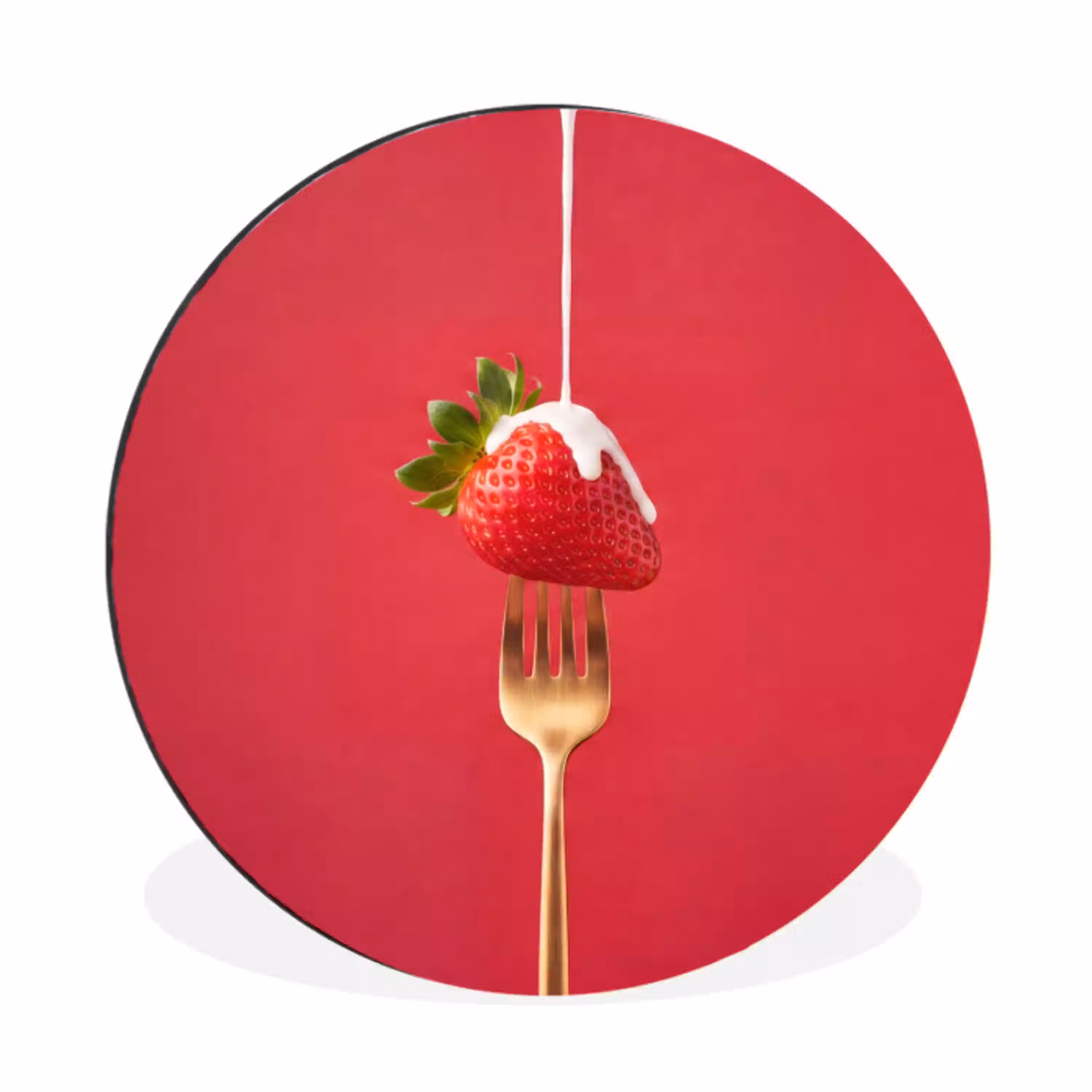 Fruit - Room - Modern Wandcirkel aluminium klein -3d