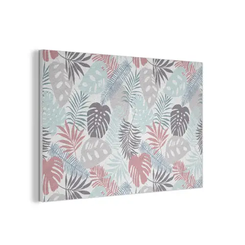 Bladeren - Tropical - Pastel - Jungle PET vilt middel -3d