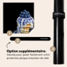 Pannenkoeken - Blauwe Bessen - Bord Inductie beschermer vinyl 3mm middel -zzzzzzz-induclip_FR