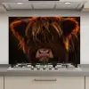 Schotse Hooglander - Koe - Portret - Dieren keuken achterwand spatscherm klein -3d_website