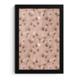 Ginkgo - Patroon - Roze fotolijst zwart zonder passe partout klein 224 -3d