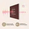 She plans she glows she achieves - Rood - Cursief PET vilt klein -USP_NL