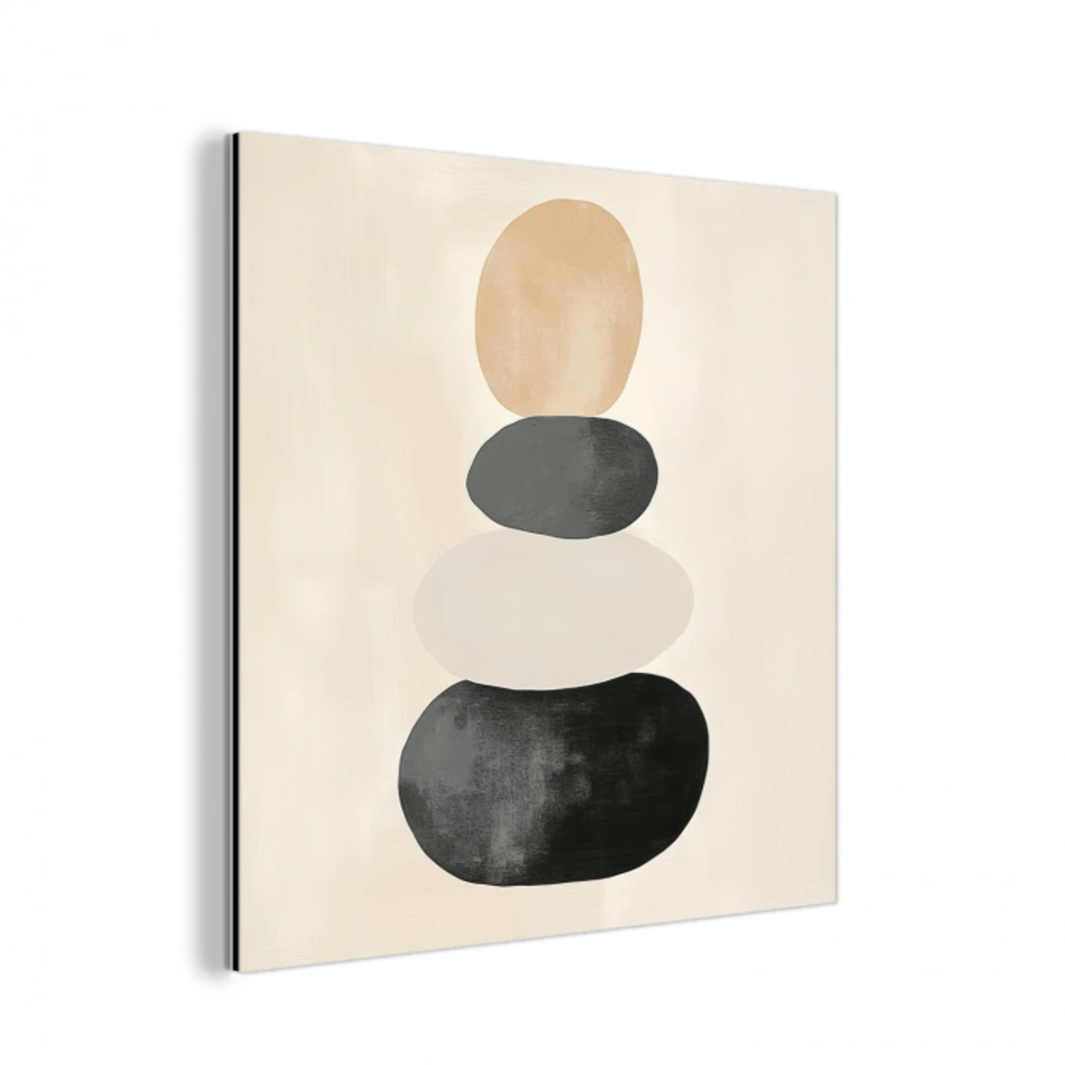 Japandi - Wabi sabi - Beige aluminium wit klein -3d