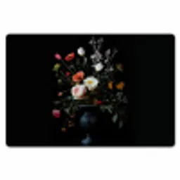 Bloemstuk - Vaas - Zwart Placemat vinyl groot -zzsfeer1_Kitchenyeah-website